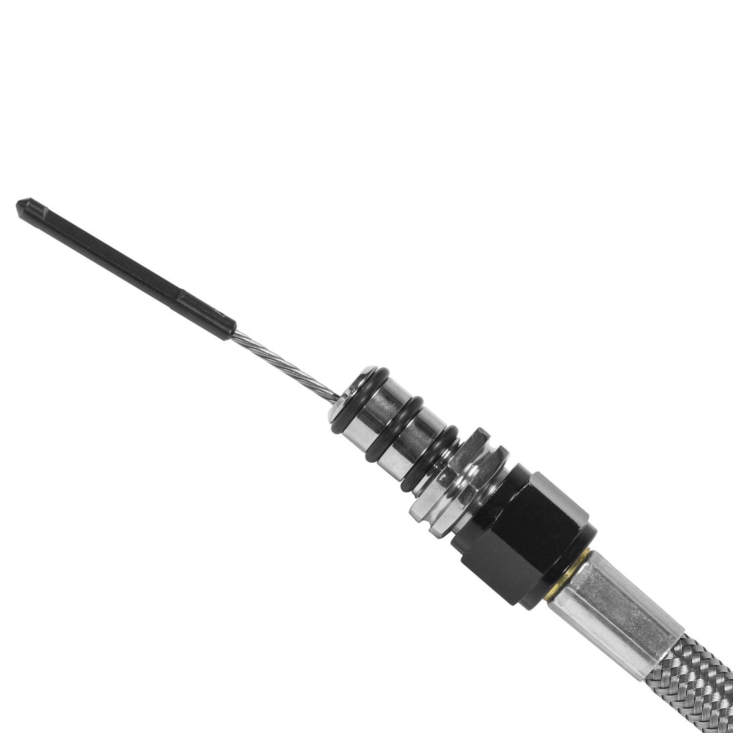 15-19 B&M Racing Transmission Dipstick - Gm 8L90E, Black