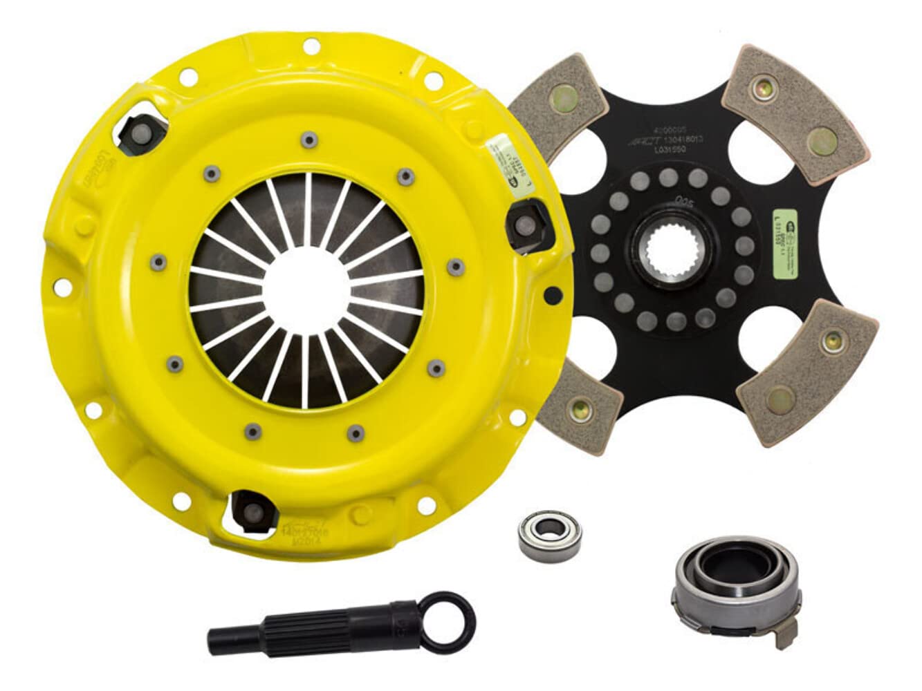 ZM1-HDR4 ACT HD Pressure Plate with Race Rigid 4-Pad Clutch Disc