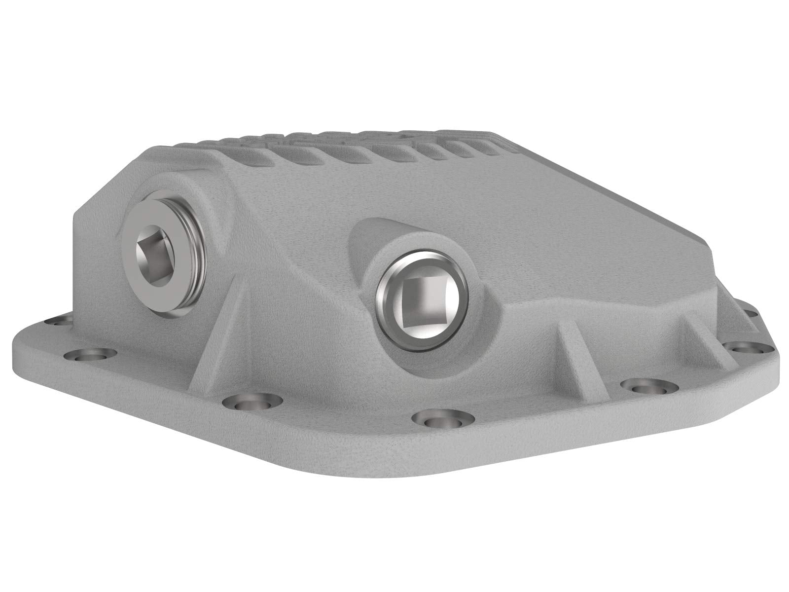 aFe POWER Rear Differential Cover Street Series Raw w/Machined Fins - #46-71090A - Jeep Wrangler (JL) 18-23 (Dana M200)
