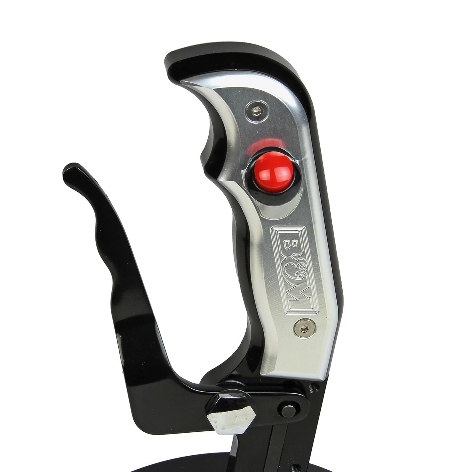 Optional B&M 81060 Side Plate with Integral 12-Volt Actuator Button for Magnum Grip Shifters
