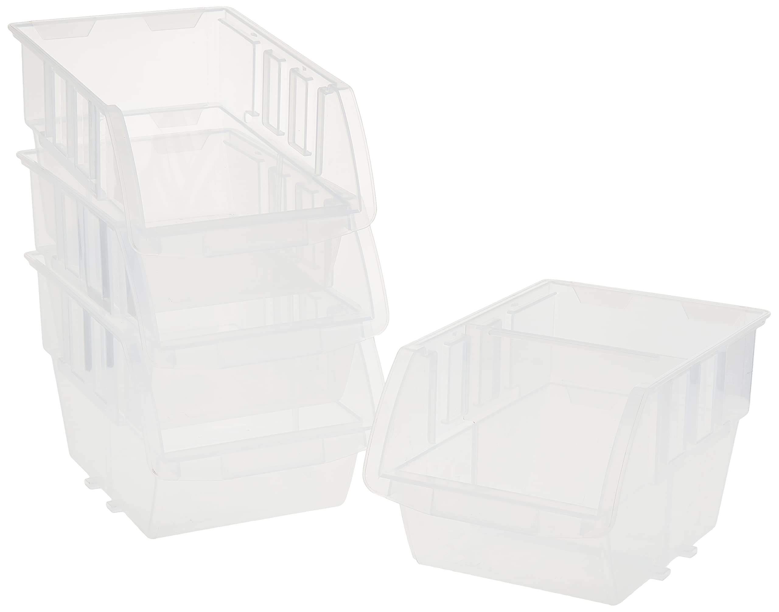 Dual Position Performance Tool W5173 Tilt Storage Organizer Bins for Toys/Parts/Sewing/Legos & More (Medium)