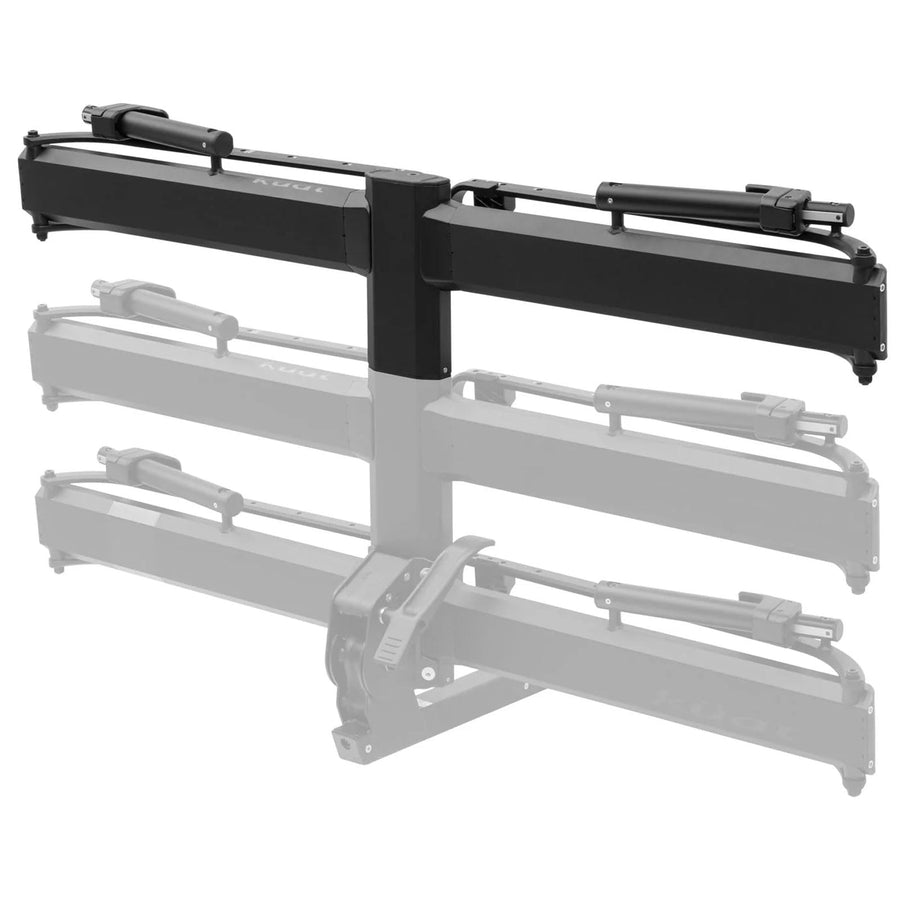 Piston Pro Add-On KUAT - Rugged Durable Portable No Frame Contact Easy-to-Attach Bicycle Rack Expansion Kit Compatible with 2" Piston Pro Hitch Rack, 1-Bike Capacity