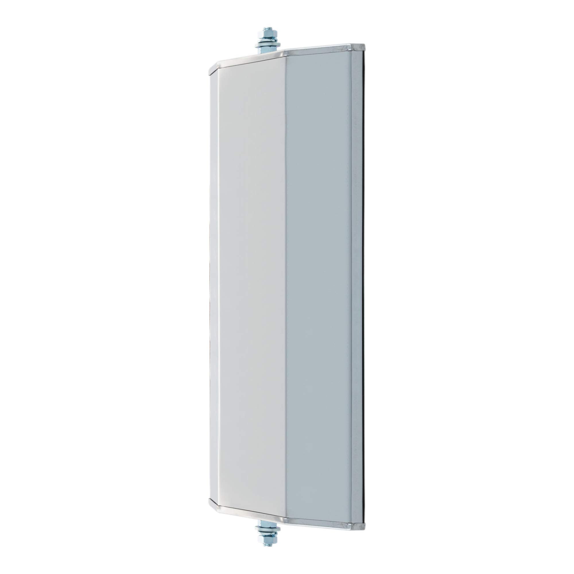 610301 RETRAC 7 x 16-Inch Stainless Steel Angle-Back West Coast Mirror Head, Universal Driver or Passenger Side