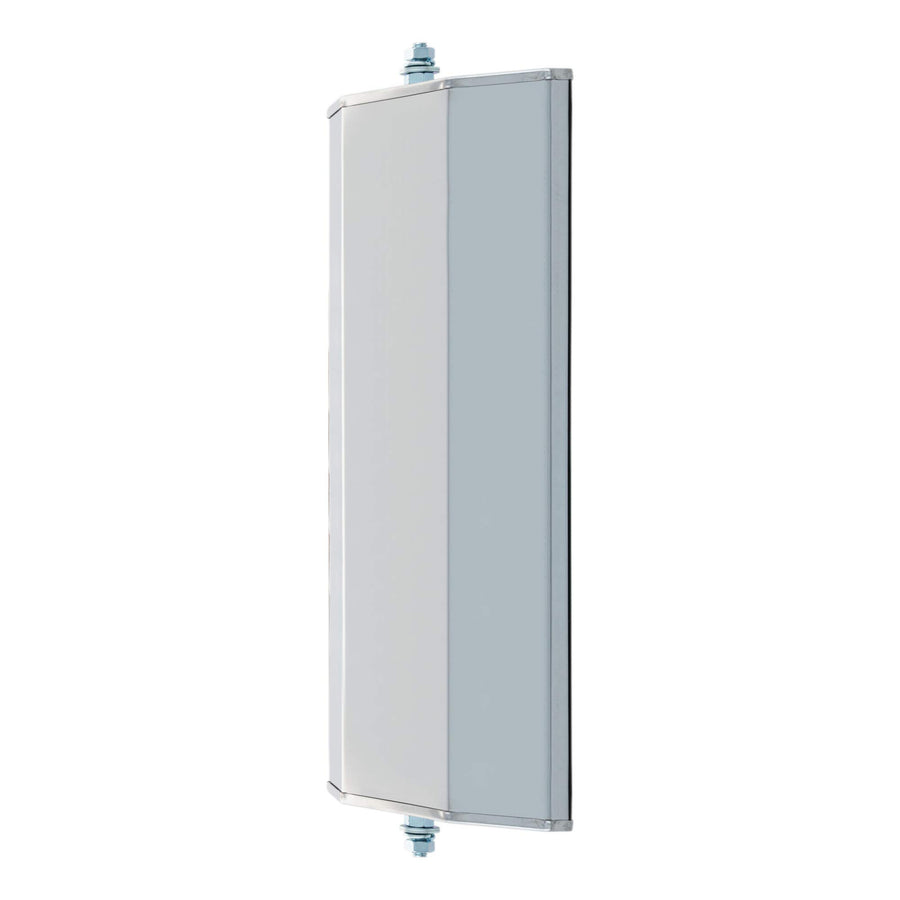 610301 RETRAC 7 x 16-Inch Stainless Steel Angle-Back West Coast Mirror Head, Universal Driver or Passenger Side