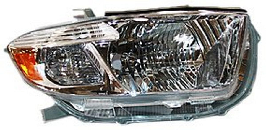 Right TYC Headlight Assembly Compatible with 2008-2010 Toyota Highlander
