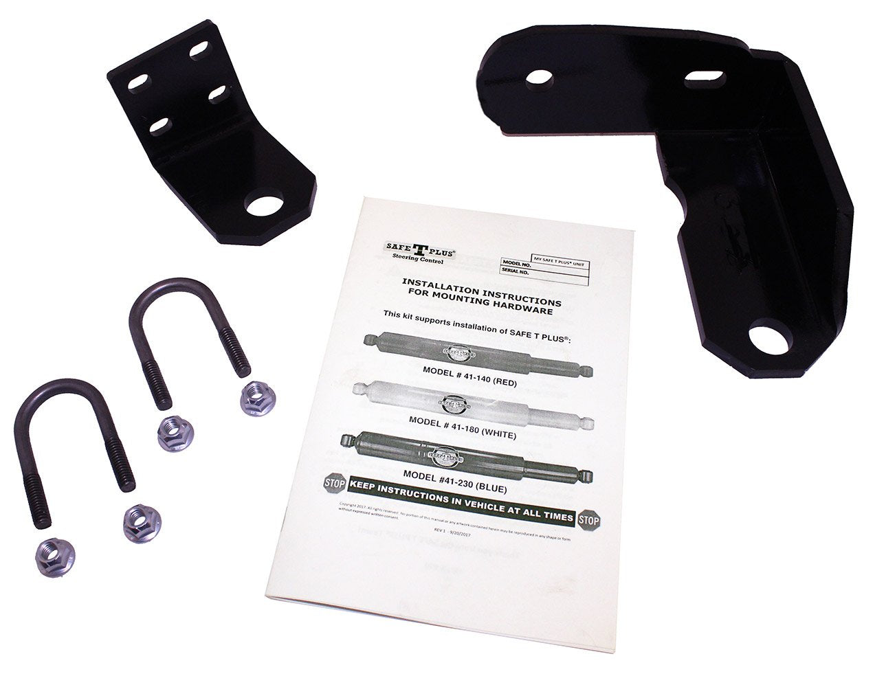 RV Steering Stabilizer Safe-T-Plus Mounting Kit (Model: E-353K14)