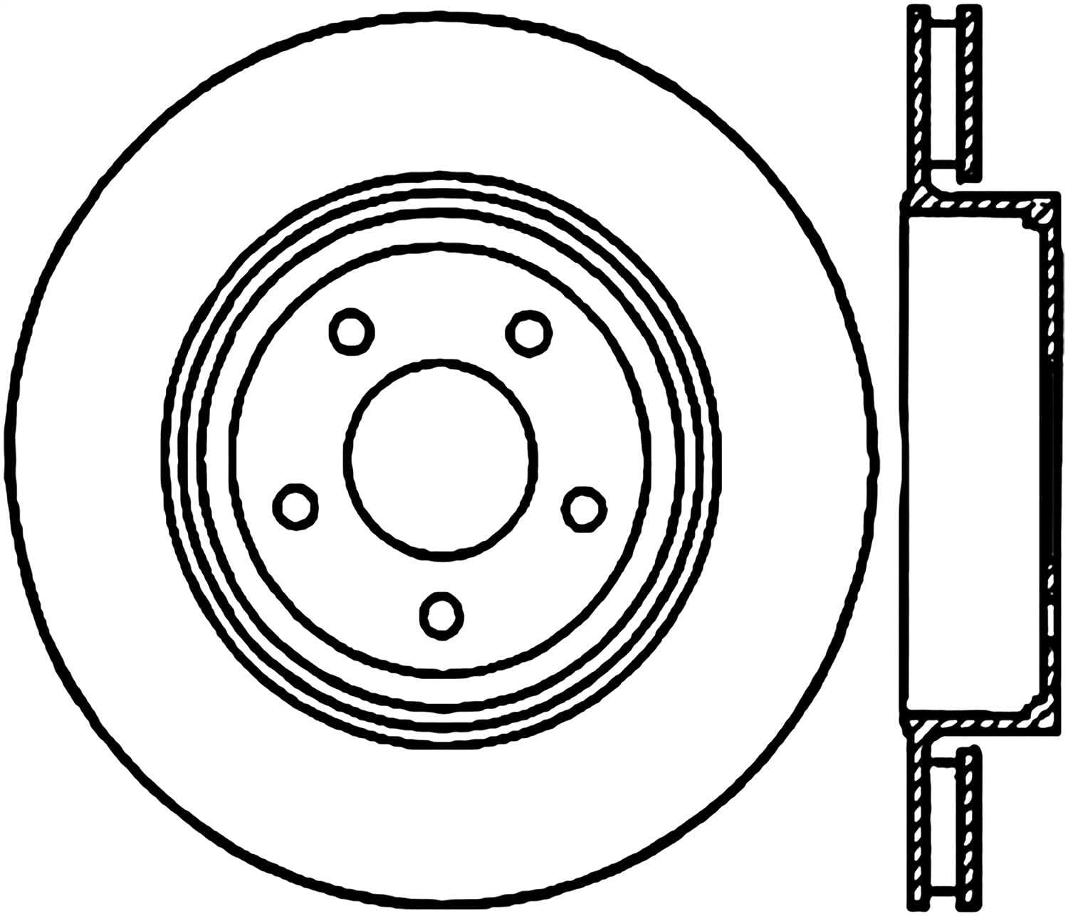 Brake Rotor StopTech (128.58001CL)