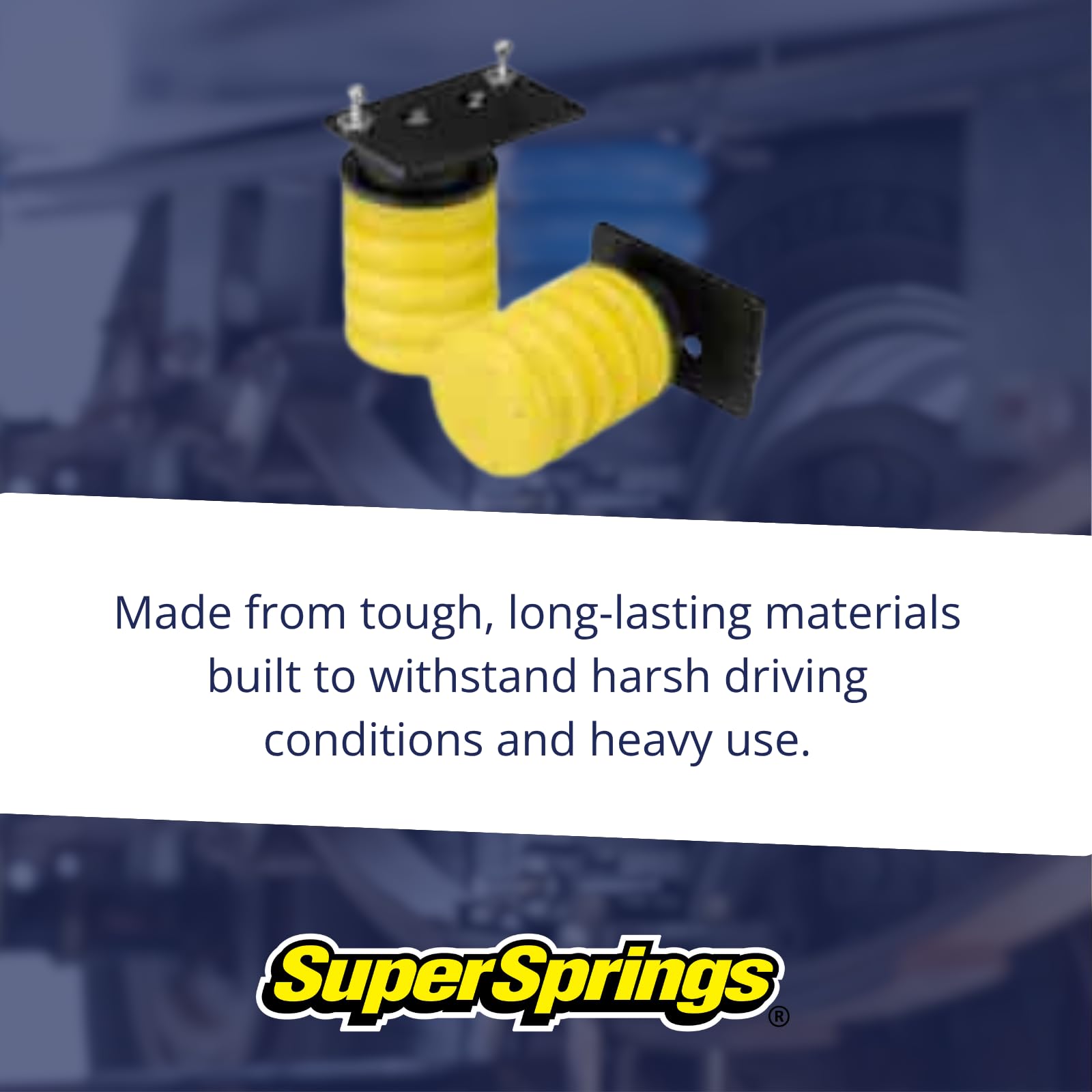 SumoSprings Rear for Chevrolet Silverado 2500|3500, GMC Sierra 2500|3500, Yellow SuperSprings SSR-211-54
