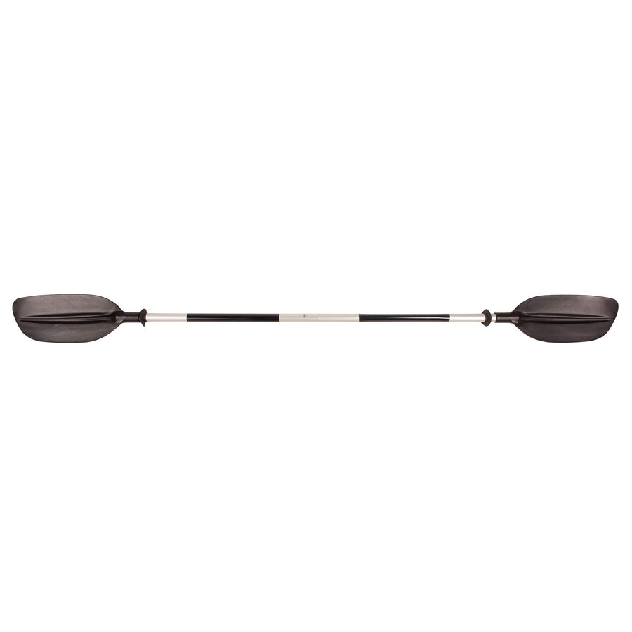 Day Tripper Carlisle Aluminum 2-Piece Kayak Paddle (Black/Silver, 220 cm)