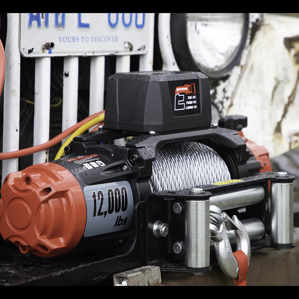 12-Volt DC Erickson 85 ft. 12000 lb. Electric Winch 06436