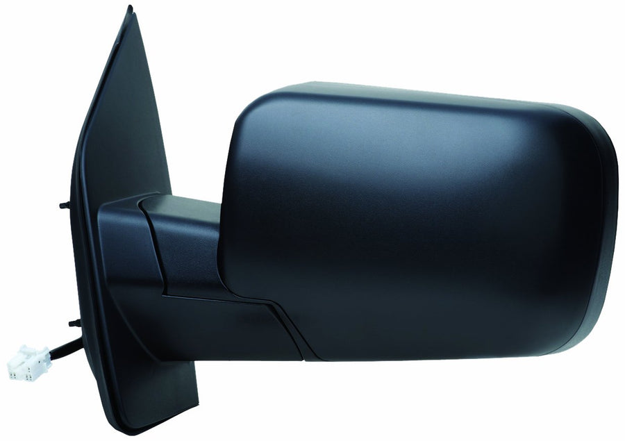 Fit System Mirror Driver Side for Infiniti QX56, Nissan Armada SE, SL, SV Model, Titan SE Model, Textured Black, Heated Power, Foldaway