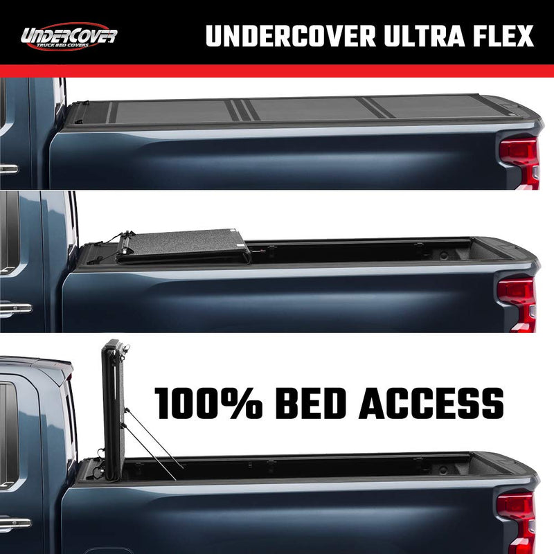 Undercover Ultra Flex Hard Folding Truck Bed Tonneau Cover | UX32012 | Fits 2019-2025 Dodge Ram 1500 w/Multi-Function Tailgate (w/o RamBox) 5' 7" Bed (67.4")
