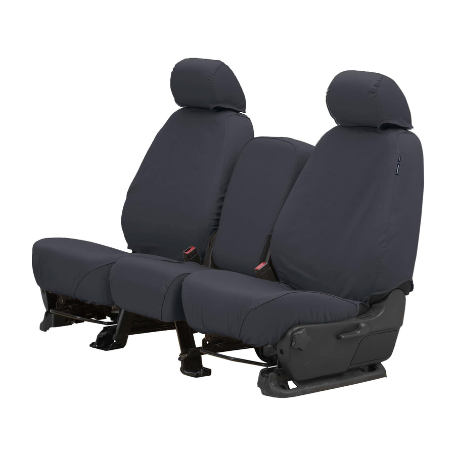 Covercraft Custom Seat Covers Polycotton | Fits 2023-2025 Honda Pilot | 2nd Row 40/20/40 Bench Seat, Charcoal