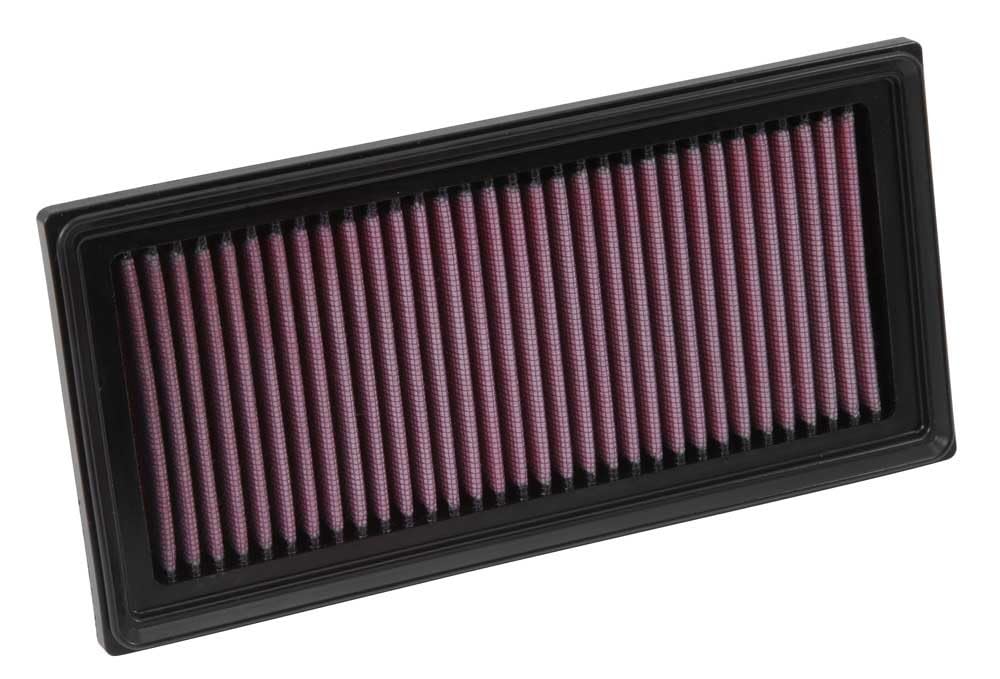 K&N Engine Air Filter: Replacement Car Air Filter, Washable, Clean Every 75,000 Miles, Reusable: Compatible 2012-2019 MITSUBISHI/DAIHATSU/NISSAN/TOYOTA (Attrage, Mirage, Terios, Livina, Vios), 33-3016