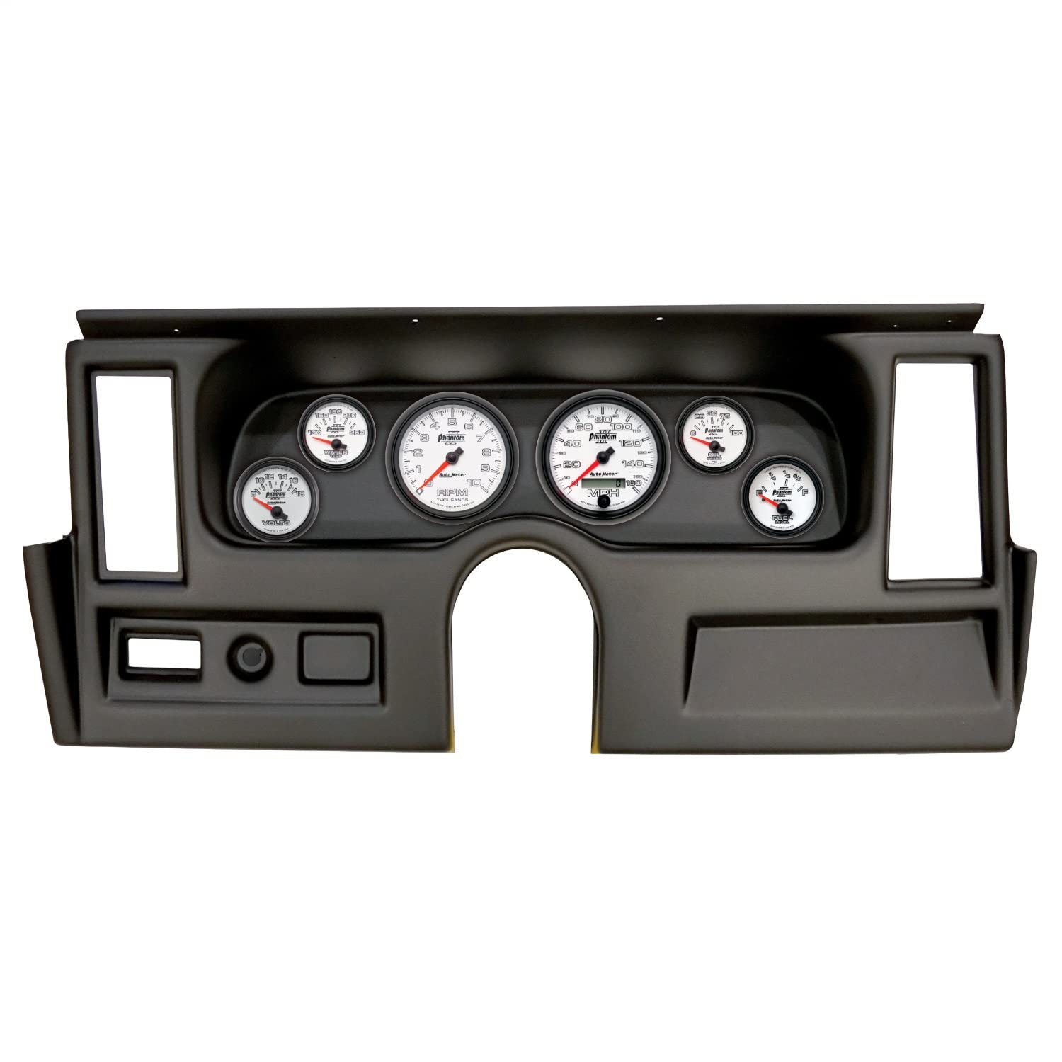 AutoMeter Dash Kit Direct Fit, (3 3/8" X2, 2 1/16" X4), Chevrolet Nova 77-79, Phantom Ii (2916-10)