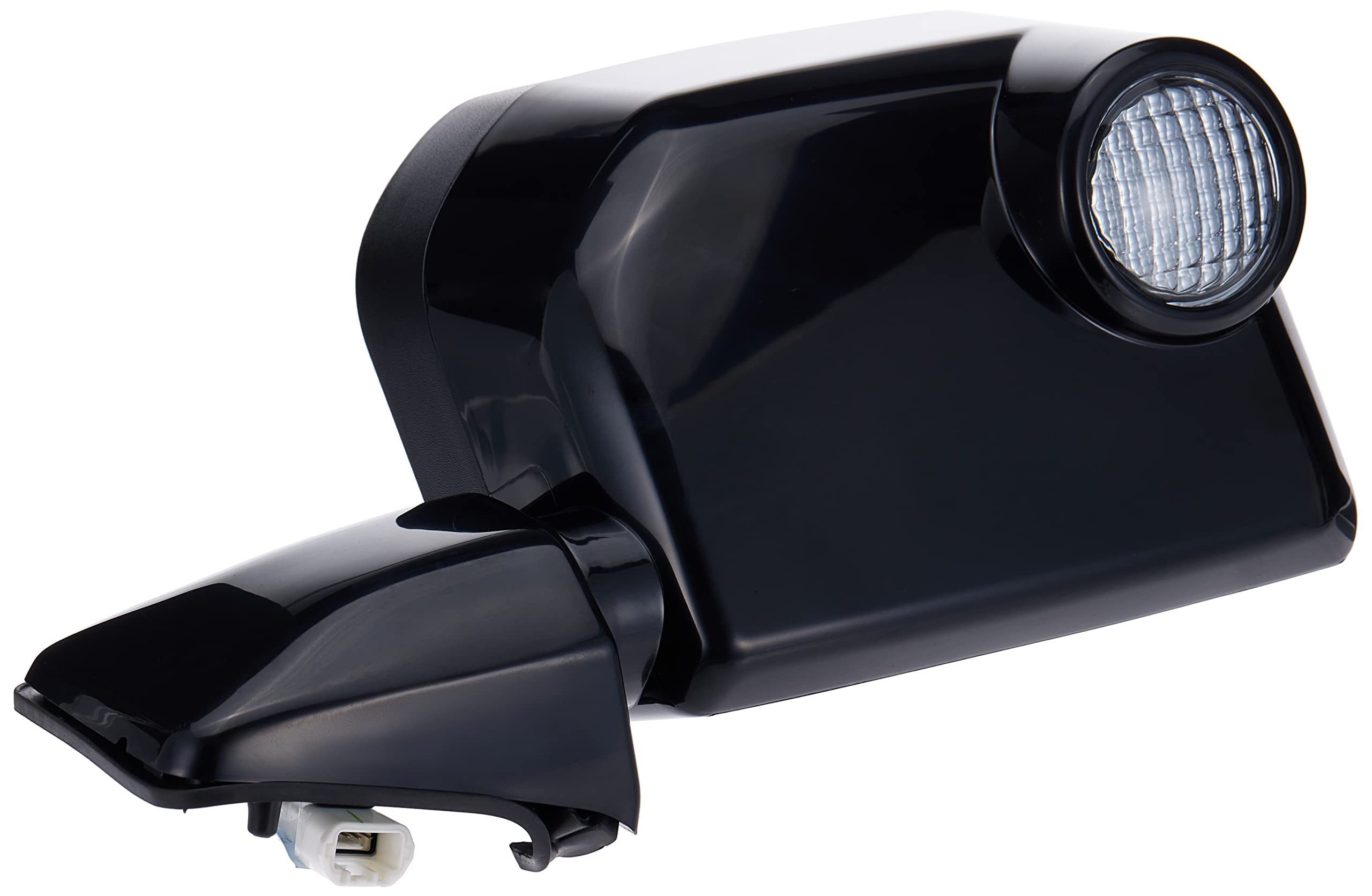 Passenger Side Mirror Fit System 70119T for Toyota FJ Cruiser, w/lamp, PTM, Foldaway, Power, Black