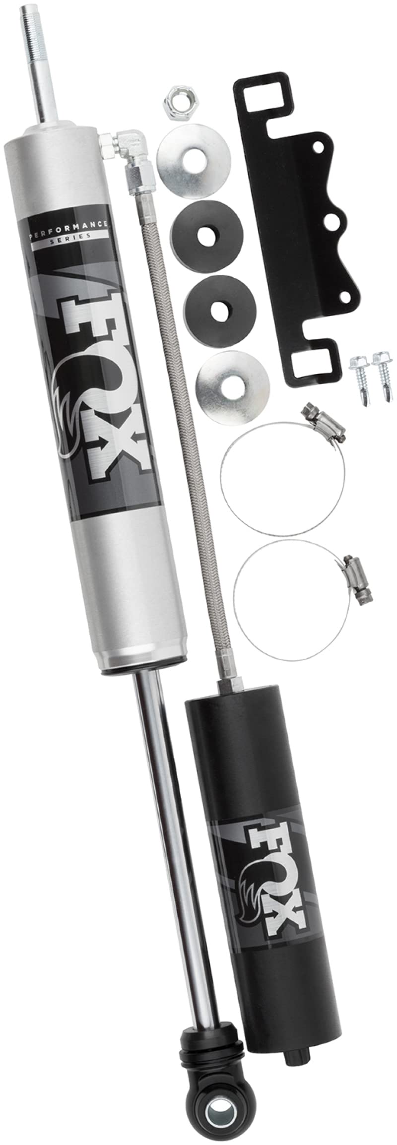 Fox Shocks 985-24-161 Coilover Front Shock Absorbers Fits Ford F-250 Super Duty, Black