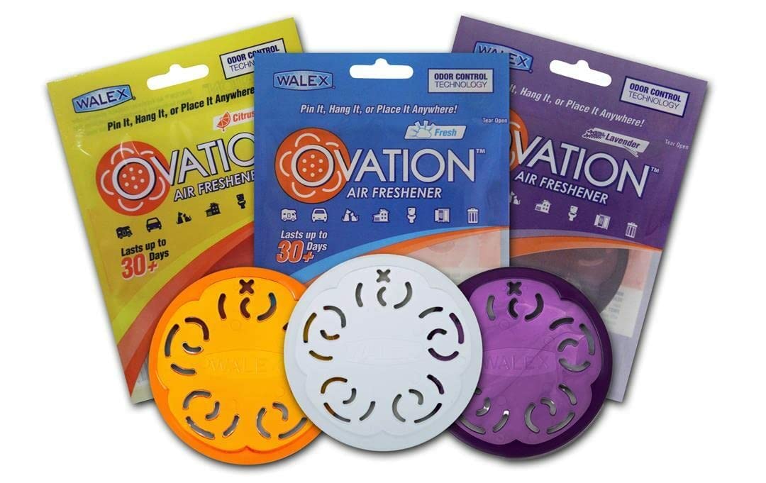 Ovation WALEX Portable Air Freshener - Assorted Scents, 24 Pack