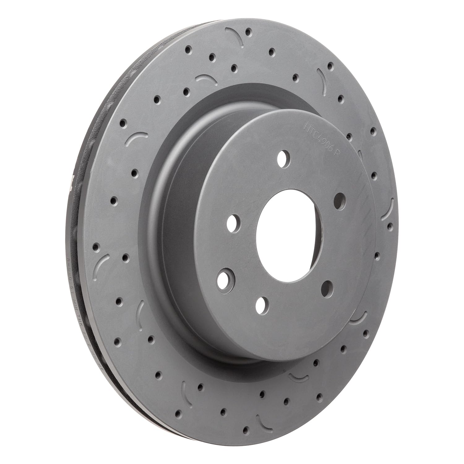 Hawk Performance Cross-Drilled and Slotted HTC4906 Talon Rotors