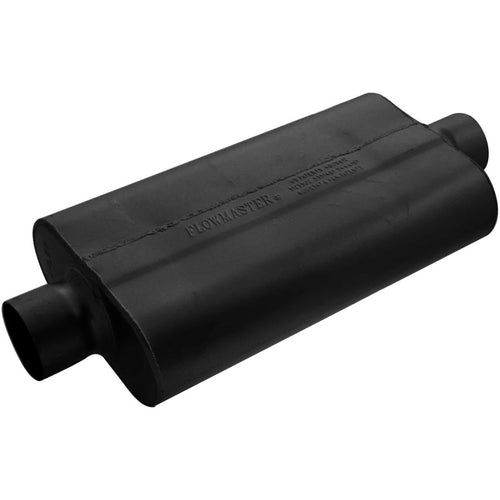 50 Series Flowmaster Delta Flow® Chambered Muffler – 3.00” - Center In/Center Out – Moderate Sound – 16-Gauge Aluminized Steel – Perfect for Performance Vehicles & daily-driven Passenger Cars, 43050
