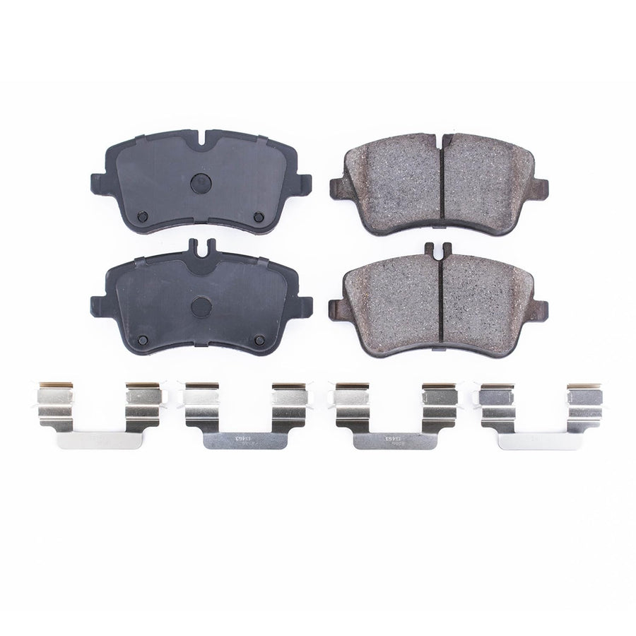 Power Stop Front Brake Kit For Mercedes-Benz C230 2002-05 |C240 2001-05 |C280 2006-07 |C320 2001-05 |C350 2006-07 |CLK320 Mercedes-Benz 2003-05 - Ceramic Brake Pads With Installation Hardware, 17-872