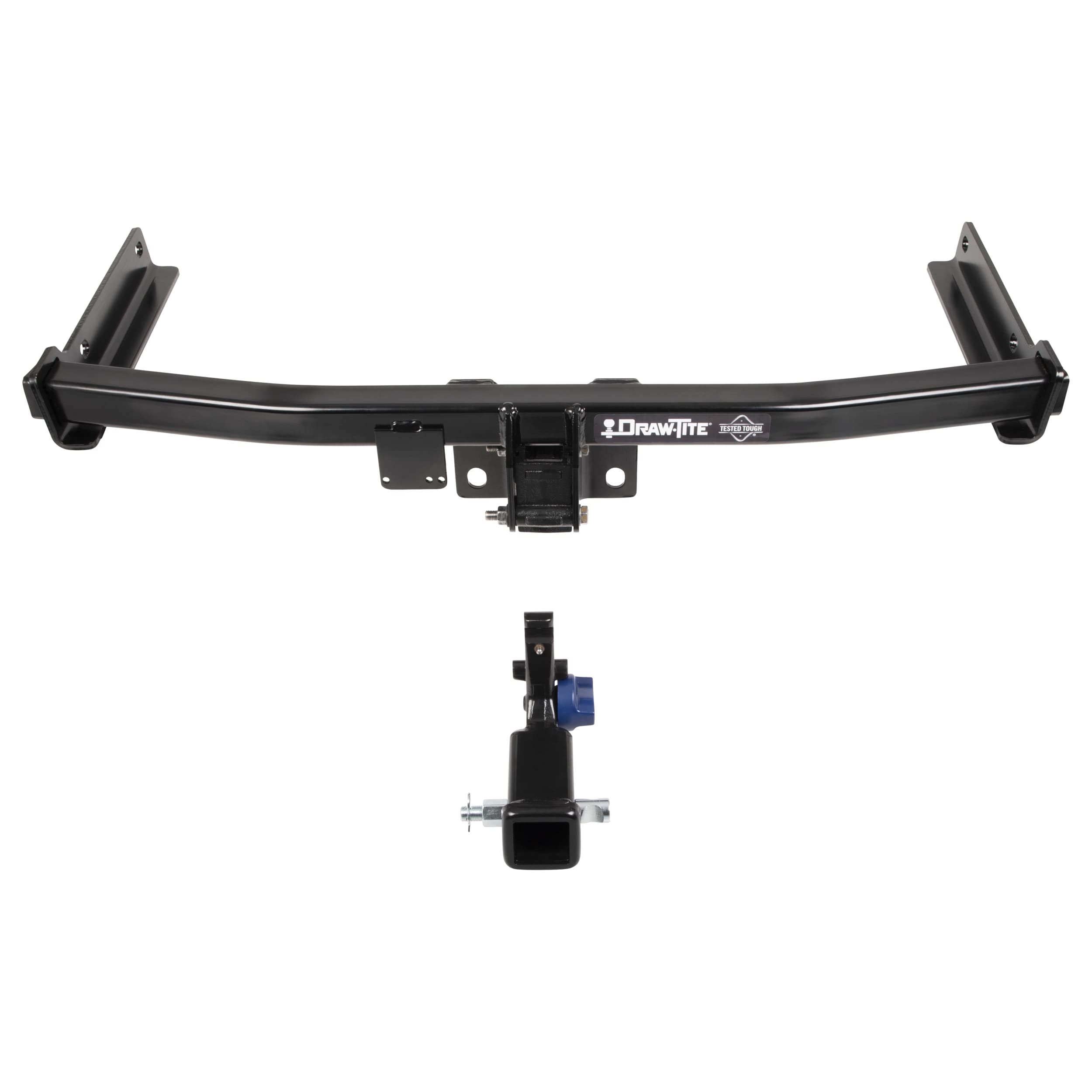 Hidden Hitch® Draw-Tite Completely Hidden Trailer Hitch 2 in. Removable Receiver, Black, Compatable with 2019-2022 Audi Q3, 2018-2022 Volkswagen Tiguan