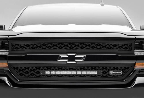 ZROADZ T-Rex Z311281 Black Chevrolet Silverado Grille, 1 Pack
