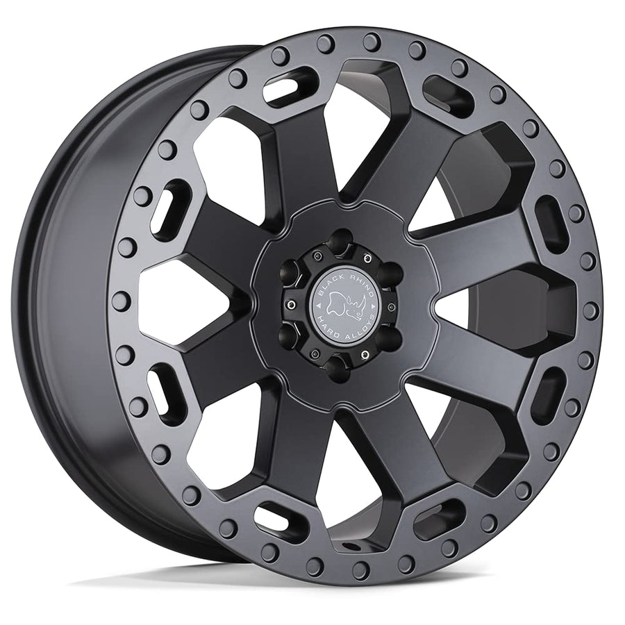 Black Rhino WARLORD Hard Alloys 17X8 5X5.0 5.68 30mm MATTE GUNMETAL - 1780WAR305127G71