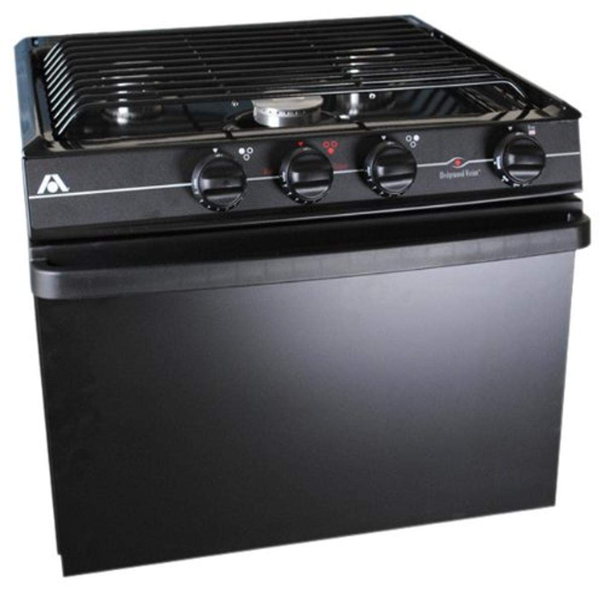 Atwood Mobile Products Wedgewood 52458 Black 17" Ups Oven Range 3 Burner 52458