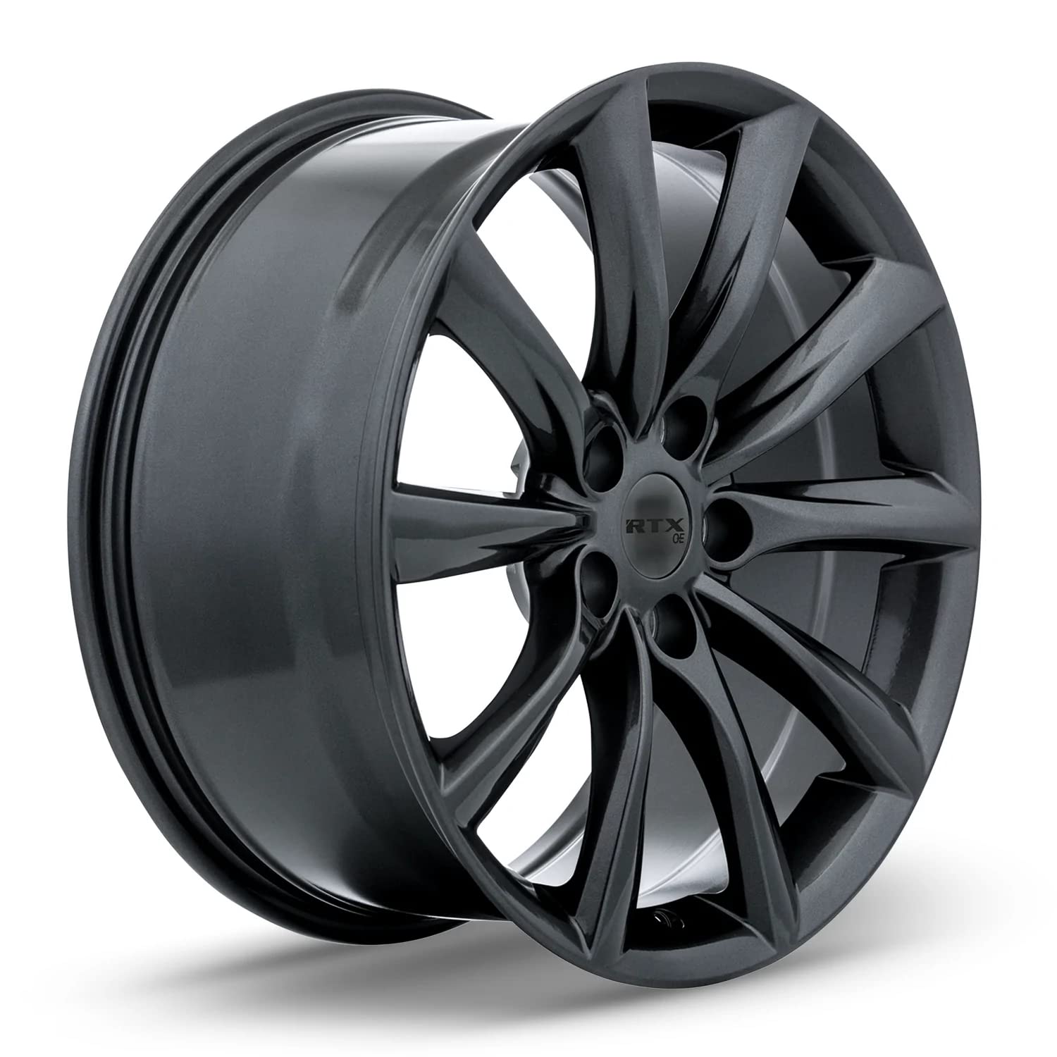 Custom RTX Wheel - 20x8.5, +35 Offset, 5x120.65 Bolt Pattern, 64.1mm Hub - Gunmetal Rim