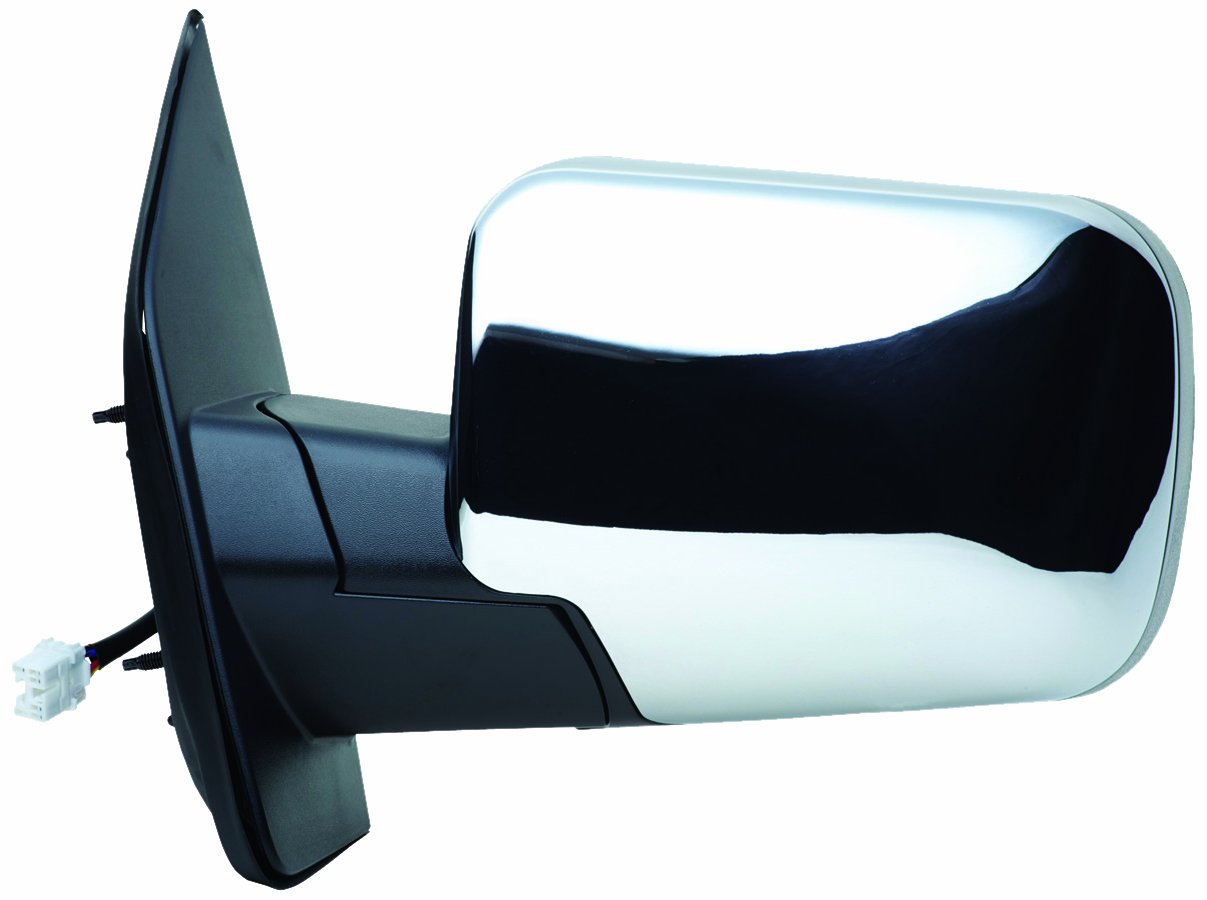 Fit System Driver Side Mirror for Nissan Armada SE, SL, SV Model, Infiniti QX56, Titan SE Model, Chrome Cover, Foldaway, Heated Power