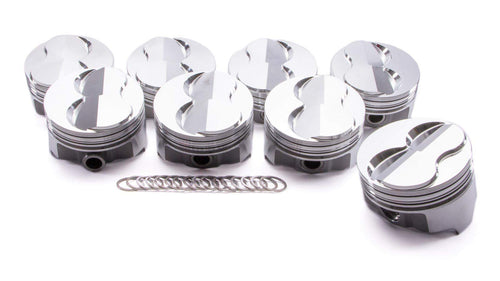 Chevy 350 Icon IC727.030 Forged Pistons.163 Dome, 5.7 Rod