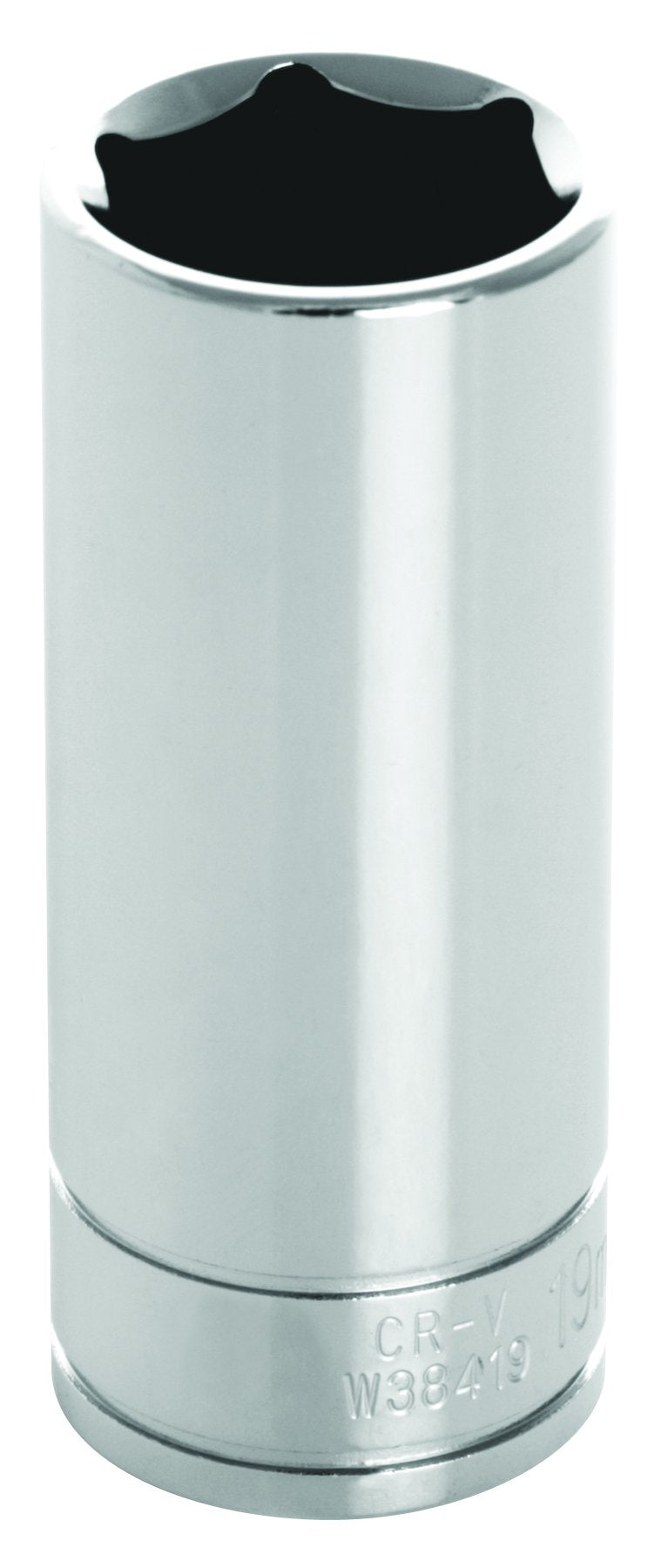 W38419 Performance Tool 6-Point Socket, 3/8-Inch Drive, 19mm