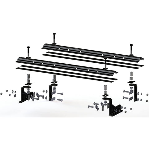 Fifth Wheel Trailer Hitch Mount Kit Husky Towing 32858 Fits Ford F-150 2015-2020 Bracket with 4 Piece Bolt-On Bracket Set for 30686 Rails