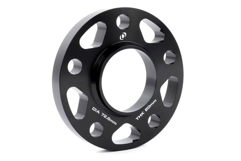 Dinan Wheel Spacers D210-2043 5x120 Bolt Circle - 72.6mm Center Bore - 20mm Thick - Pair
