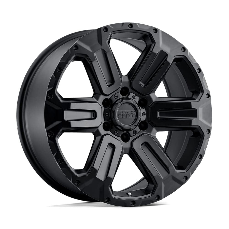 WANAKA Black Rhino Hard Alloys 17X8.5 6X5.5 5.22 12mm MATTE BLACK - 1785WKA126140M12