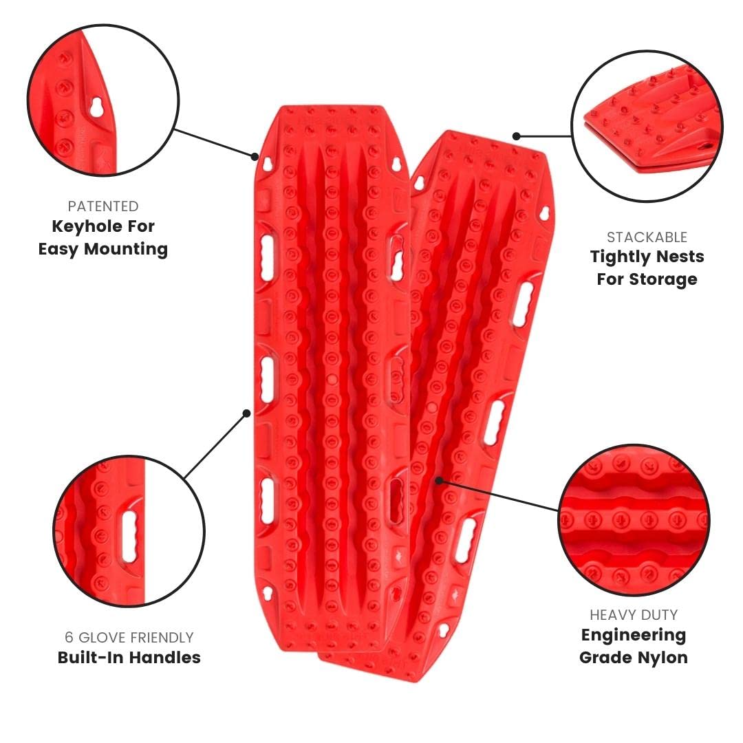 FJ MAXTRAX MKII Red Vehicle Recovery Board