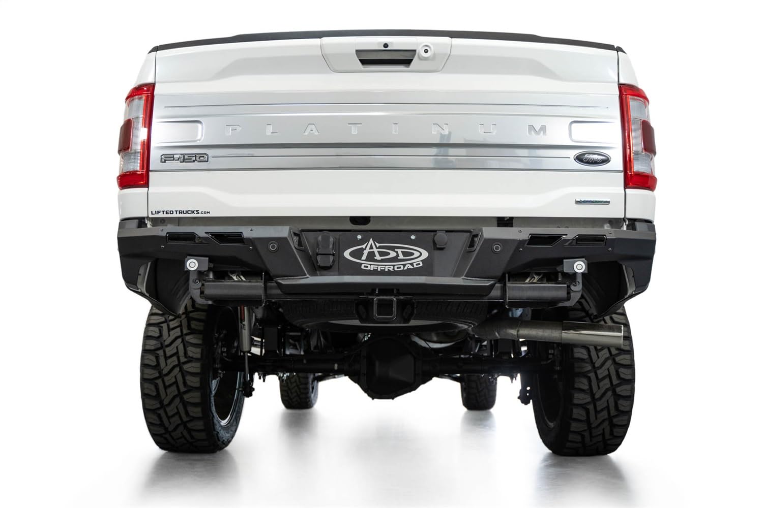 Addictive Desert Designs R19020NA0103 - Addictive Desert Designs Black Label Rear Bumper Fits 21-24 Compatible with/Replacement for F-150