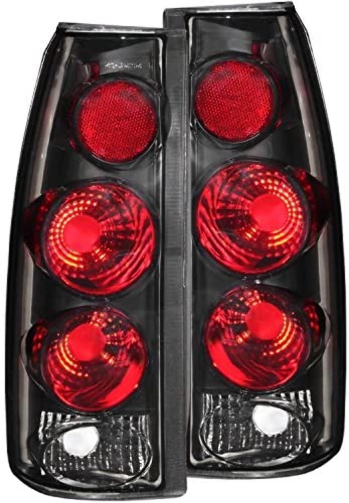 Chrome Euro Tail Light Set-Smoke Lens ANZO USA 211154