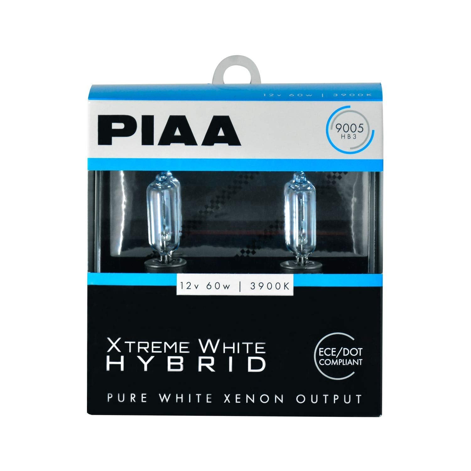 Xtreme White Piaa 23-10195 Hybrid 9005 Bulb (3900K - 12V 60W), 2 Pack