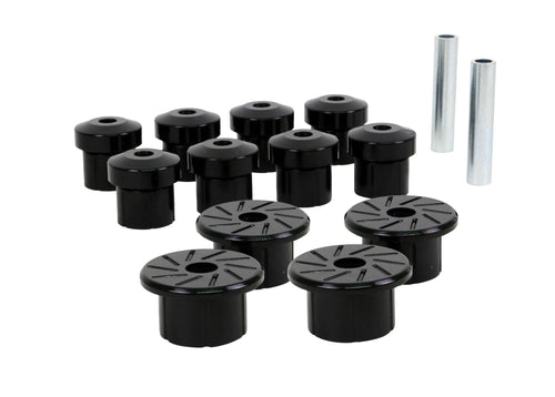 Whiteline Rear Leaf Spring and Shackle Bushing Kit W73835 Compatible with Toyota 05-15 Tacoma, Toyota 05-15 Tacoma, Toyota 05-13 Tacoma, Toyota 15 Tacoma