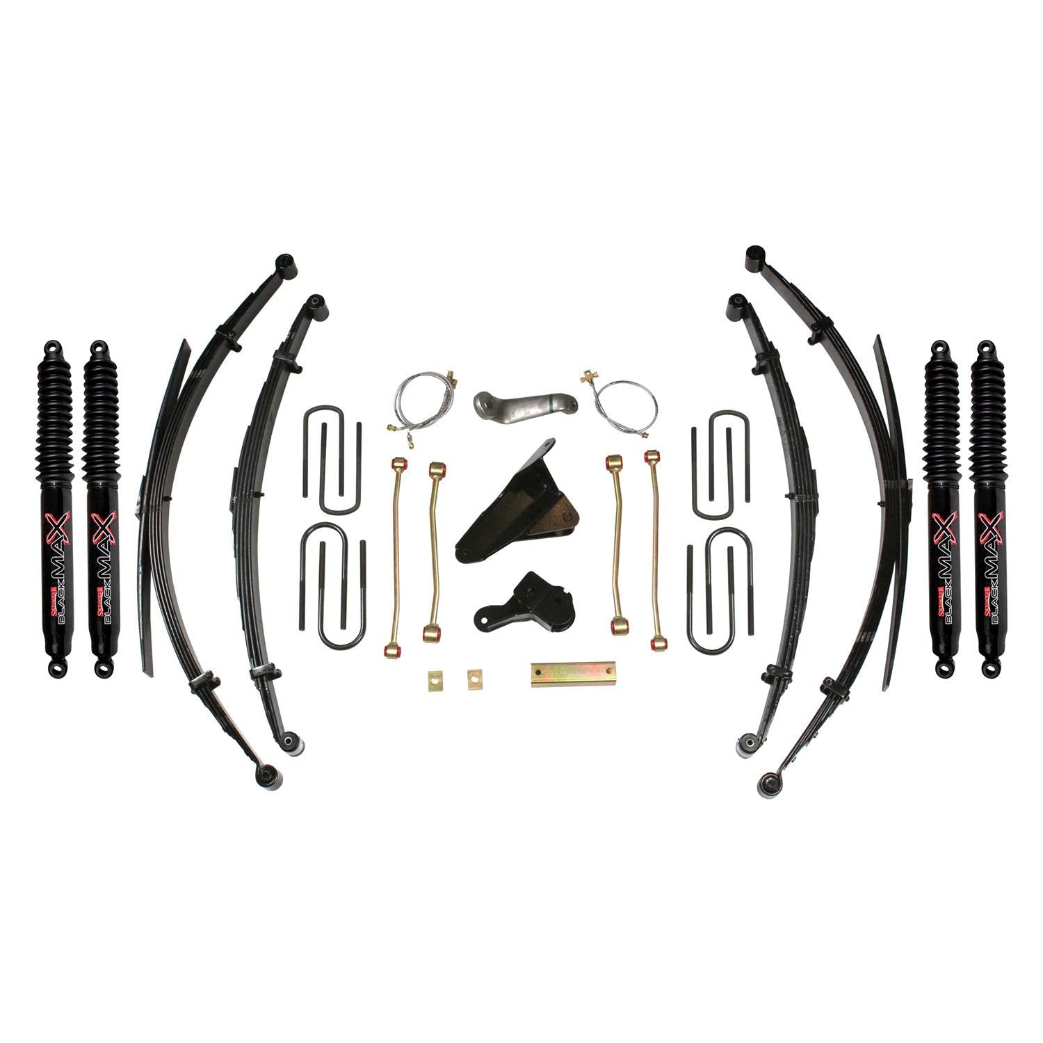 Skyjacker Suspension Lift Kit FE80MKS-AB w/Shock Black MAX Shocks 8 in. Lift
