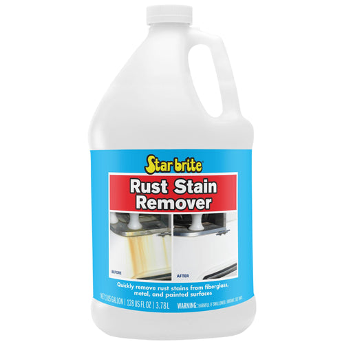 Rust Stain Remover Star brite - Clean Corrosion Stains Off Fiberglass, Vinyl, Metal & Painted Surfaces, 128 oz - 1 Gallon