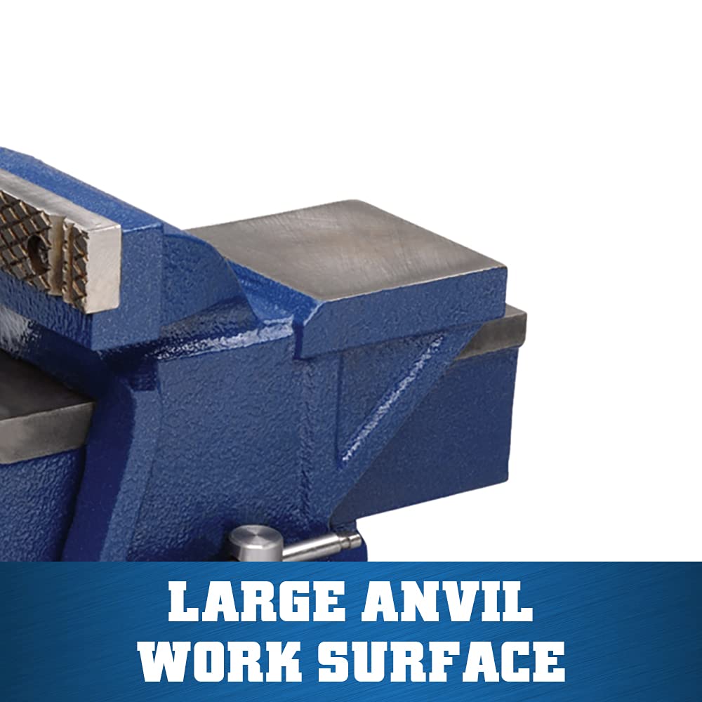 General Purpose Wilton Bench Vise, 4" Jaw Width, 3" Max Jaw Opening, 2-1/4" Throat (11104)