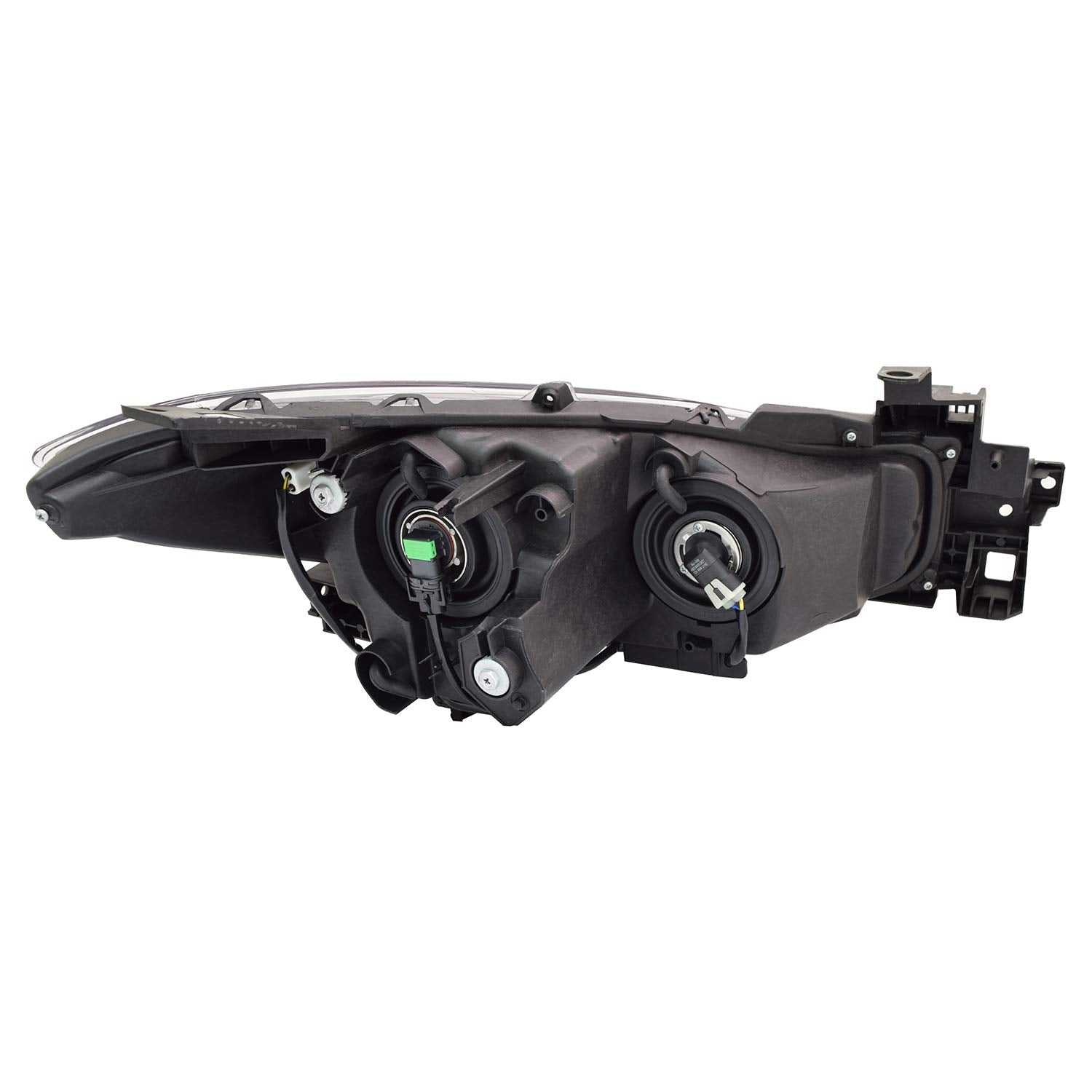 Left TYC Headlight Assembly Compatible with 2017-2018 Mazda Mazda3