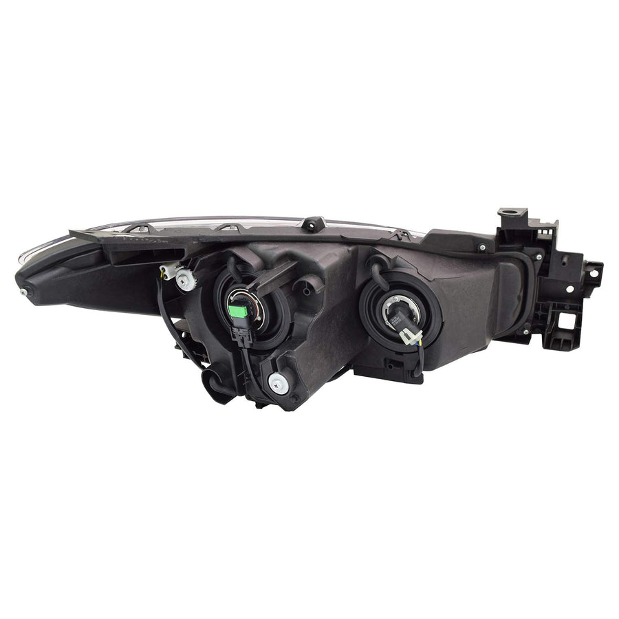 Left TYC Headlight Assembly Compatible with 2017-2018 Mazda Mazda3