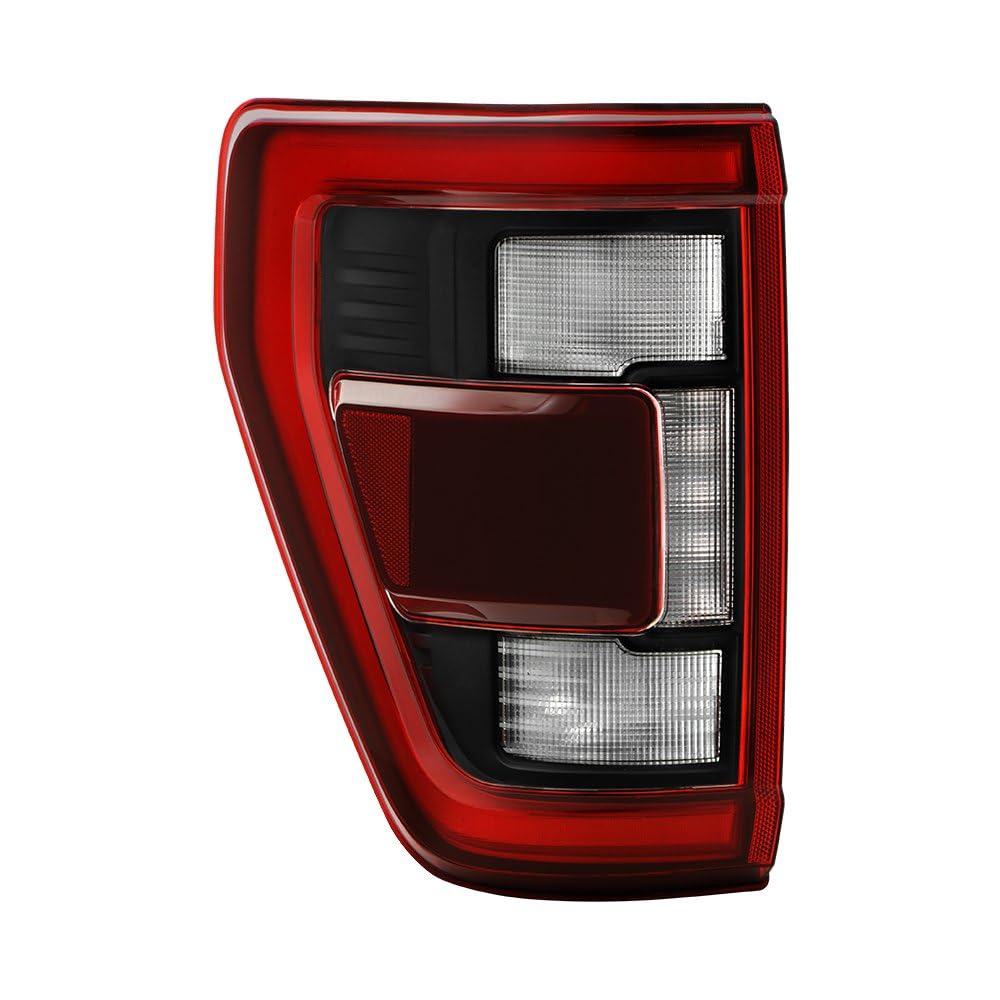 Ford F150 Spyder (POE) 21-23 w/Blind Spot w/Black Appearance Pkg LED Tail Light - OE Left