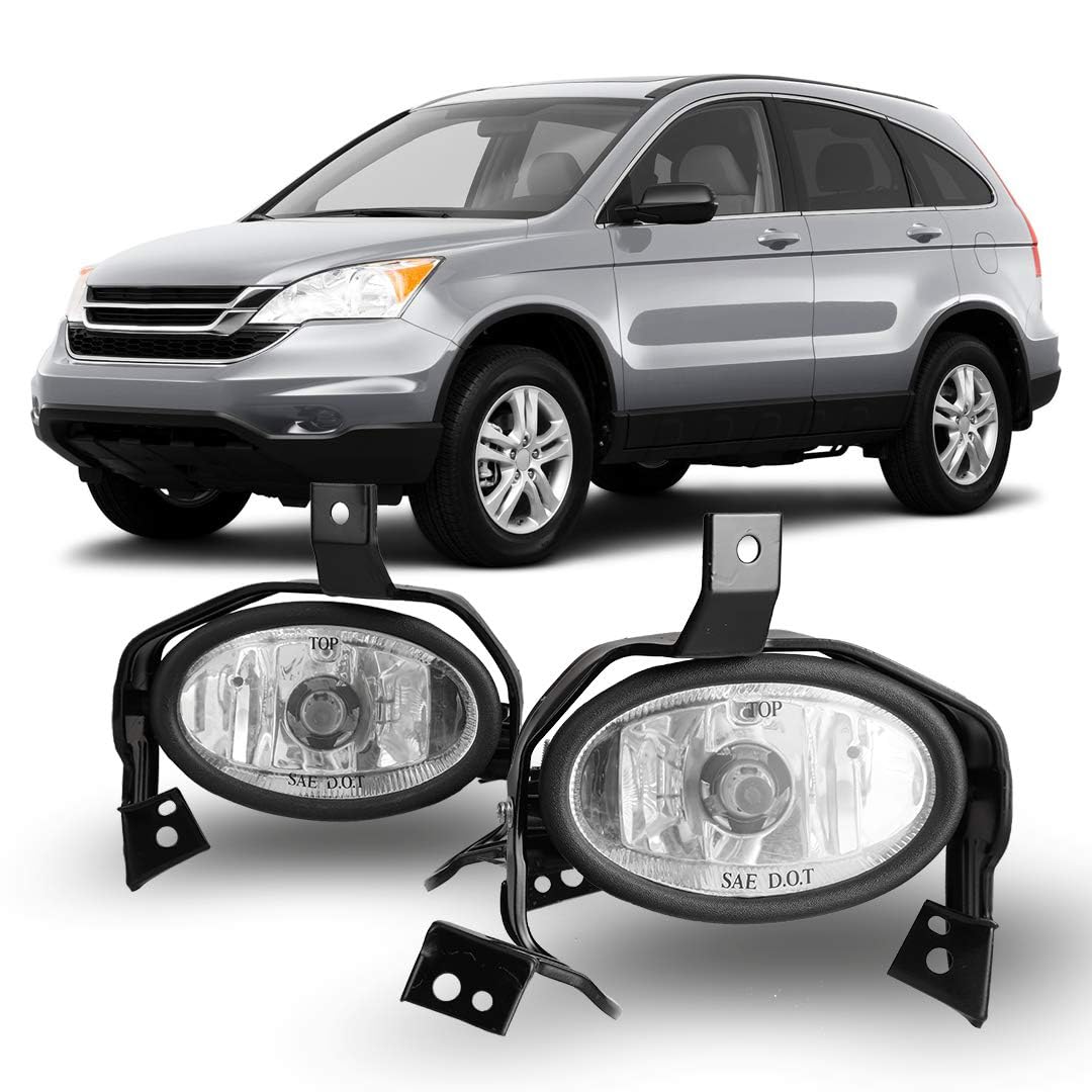 OEM Series Winjet for [2010-2011 Honda CR-V CRV] Driving Fog Lights + Switch + Wiring Kit