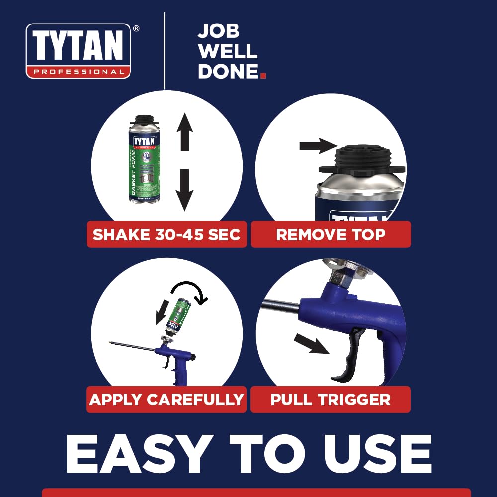 PU Insulating Foam Spray Applicator Gun, Eco Gun for Precise Dispensing, Heavy-Duty Professional Foam Gun for Construction and Home Improvement