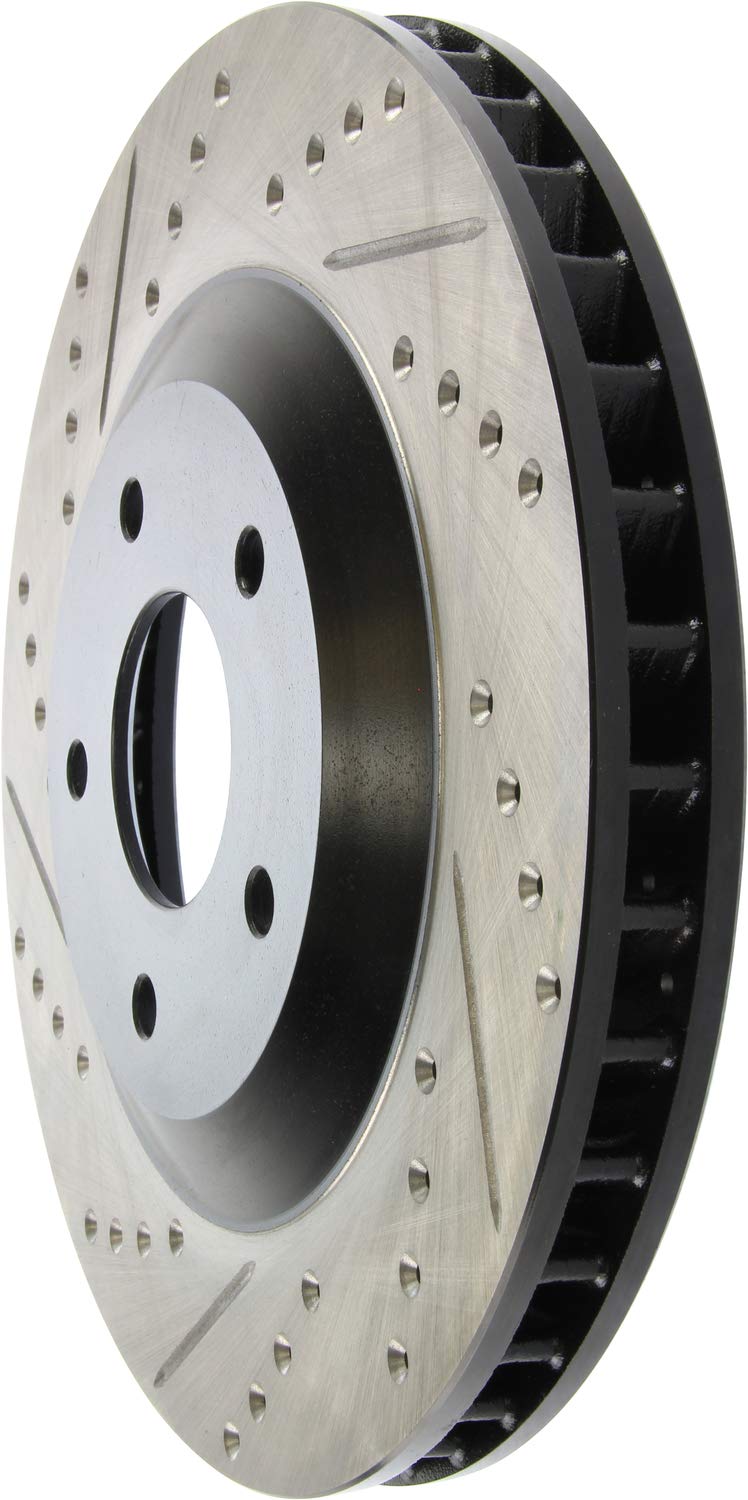 Front Right StopTech 127.62060R Sport Drilled/Slotted Brake Rotor